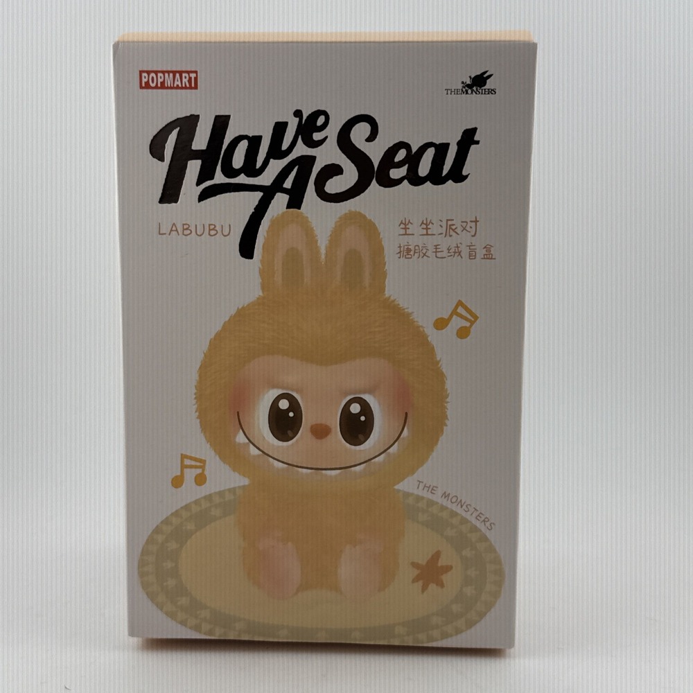Pop Mart The Monsters Have A Seat Vinyl Plush Blind Box Labubu Kasing Lung NWT